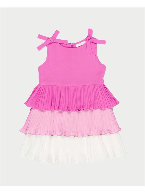 Robe bébé fille Meilisa Bai avec nuds et volants MEILISA BAI | FL6198CICLA